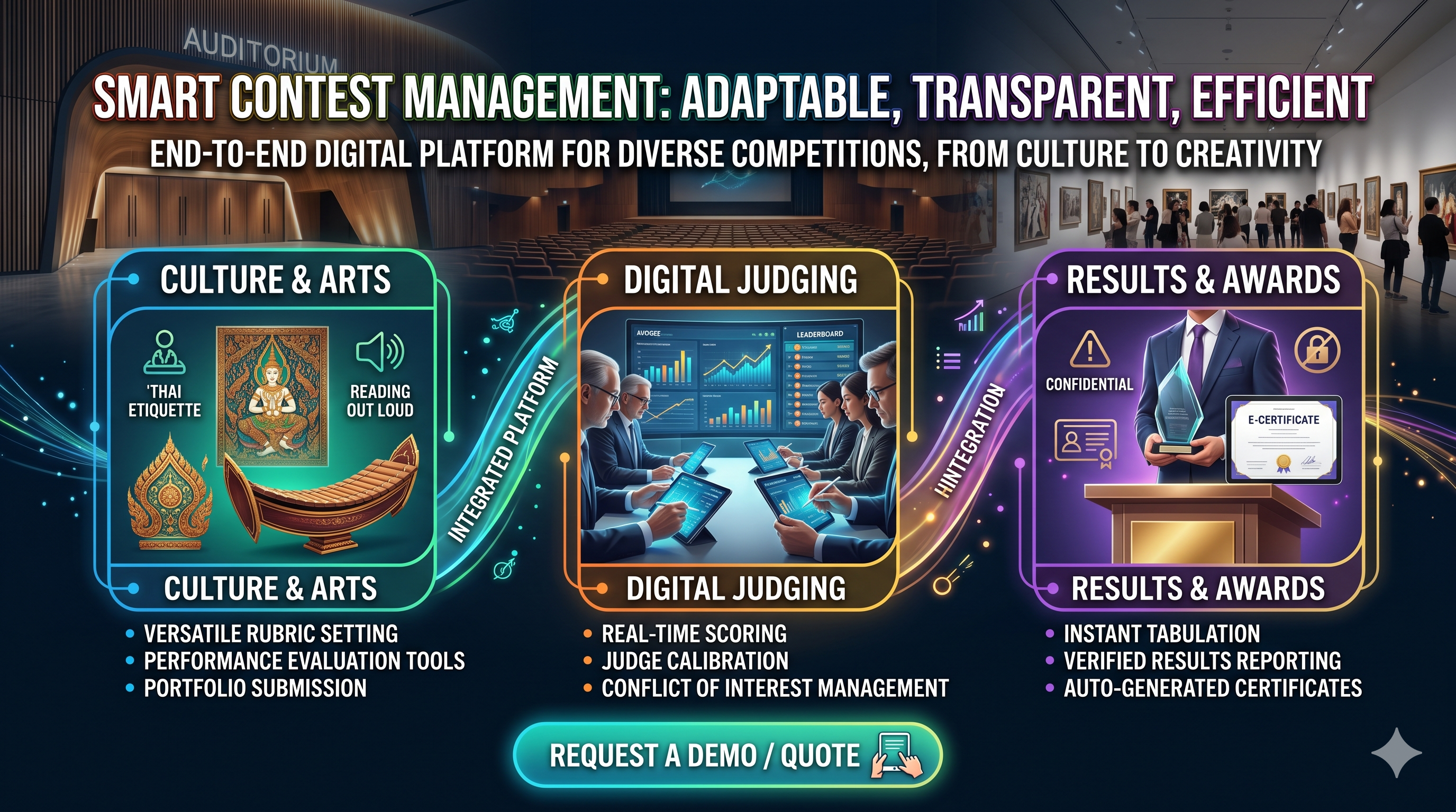 ระบบบริหารจัดการการประกวดและการตัดสินอัจฉริยะ